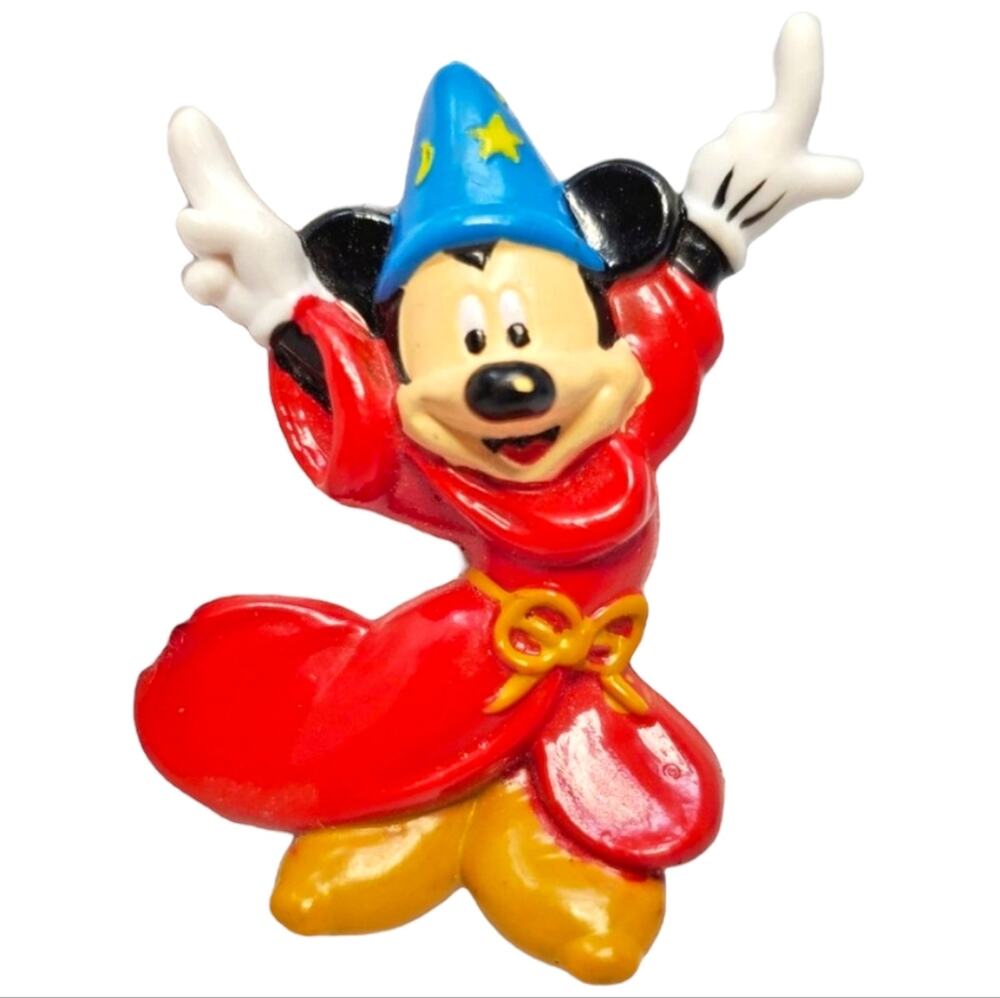 Disney Sorcerer Mickey Mouse Plastic Button: Fantasia Magic!